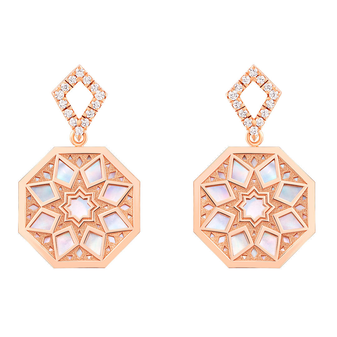 Classic Turath Mini Earrings - Samra Jewellery - Diamond Jewellery - TURATH