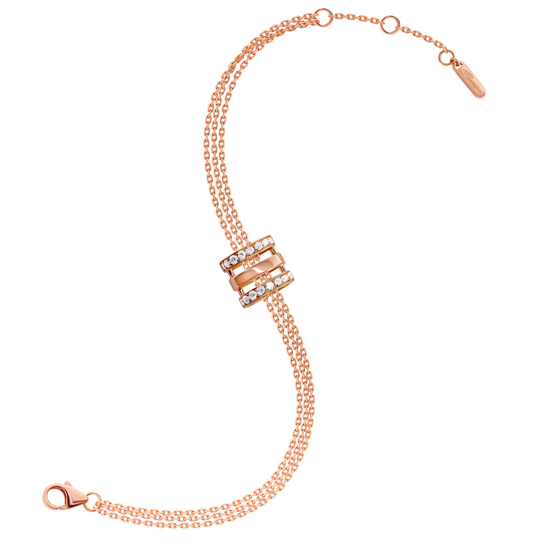 Wid Rose Gold Diamond Single Bracelet - Samra Jewellery - Diamond Jewellery - WID