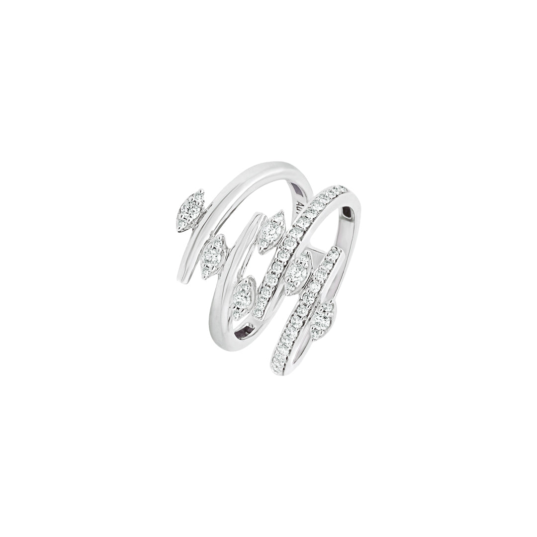 Barq White Gold Diamond Ring - Samra Jewellery - Diamond Jewellery - BARQ