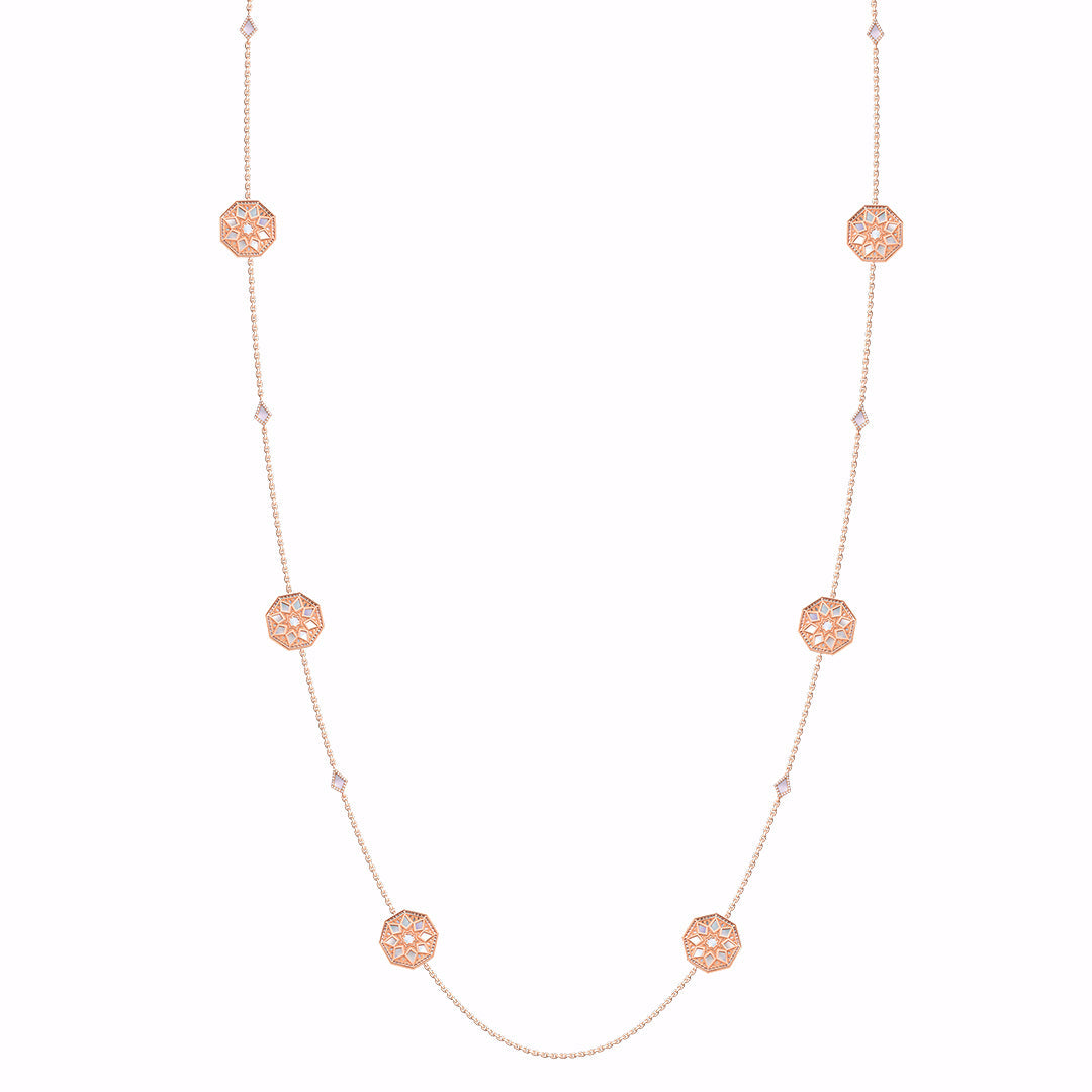 Classic Turath Sautoir Necklace - Samra Jewellery - Diamond Jewellery - TURATH