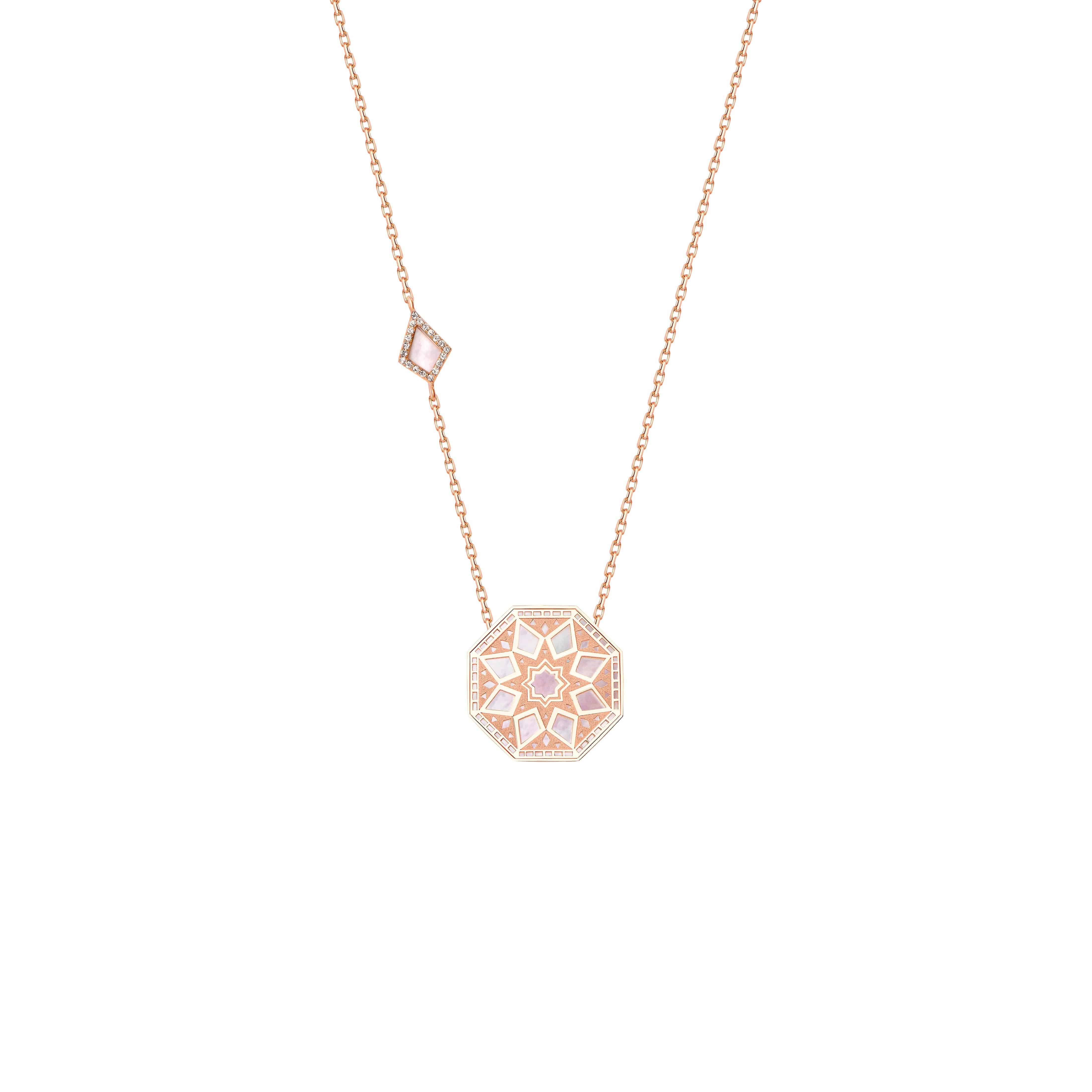 Classic Turath Small Necklace - Samra Jewellery - Diamond Jewellery - TURATH