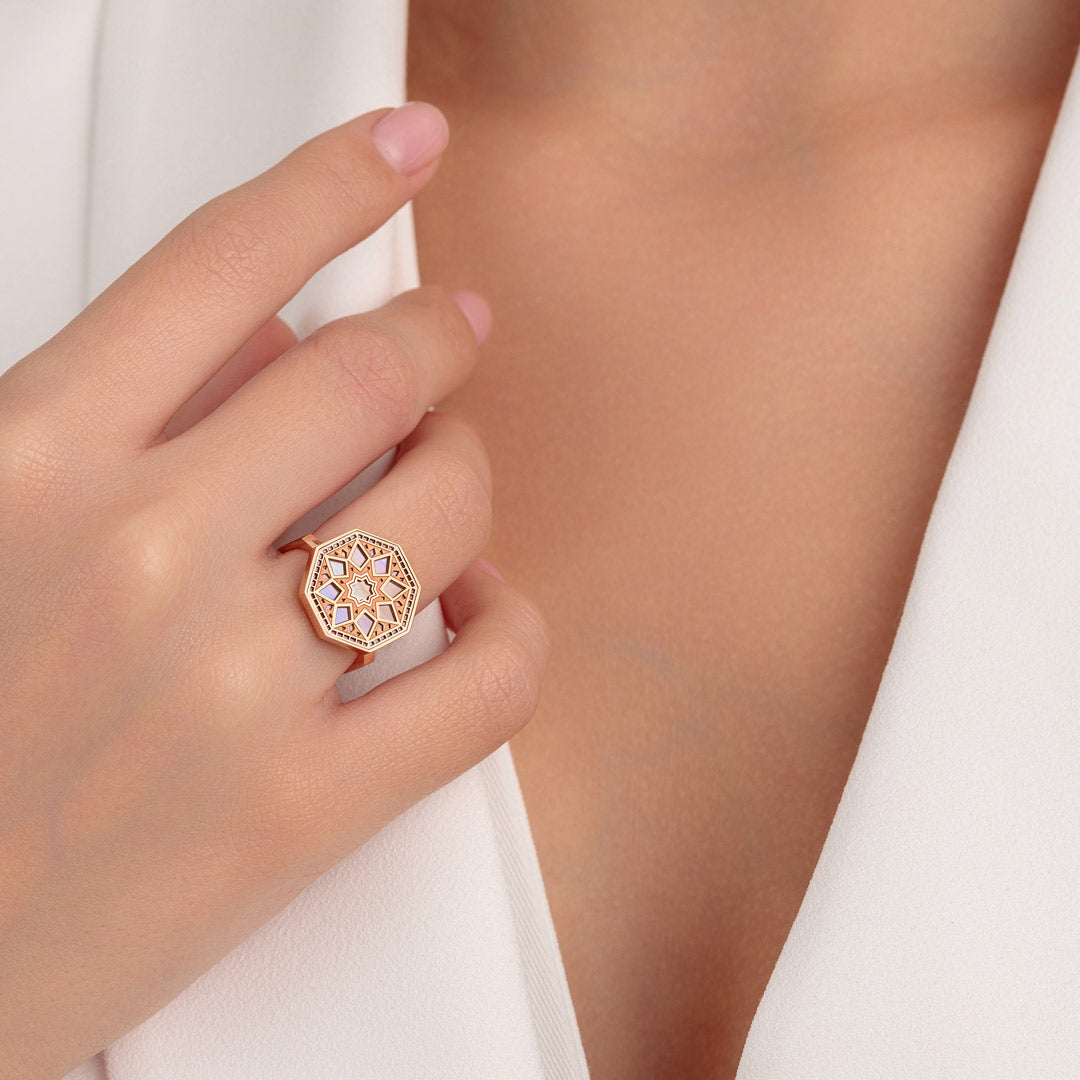 Classic Turath Small Ring - Samra Jewellery - Diamond Jewellery - TURATH