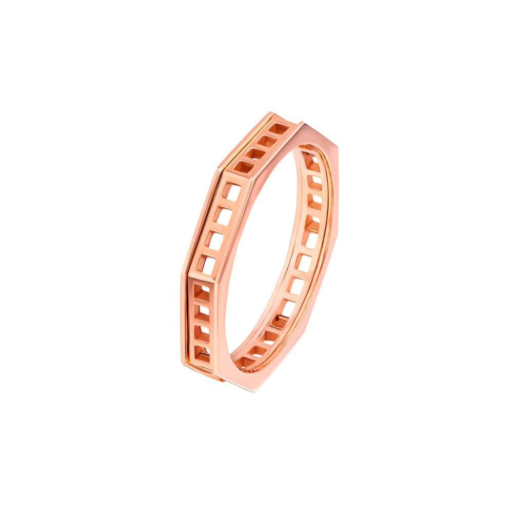 Dibla Turath Rose Gold Band - Samra Jewellery - Diamond Jewellery - TURATH