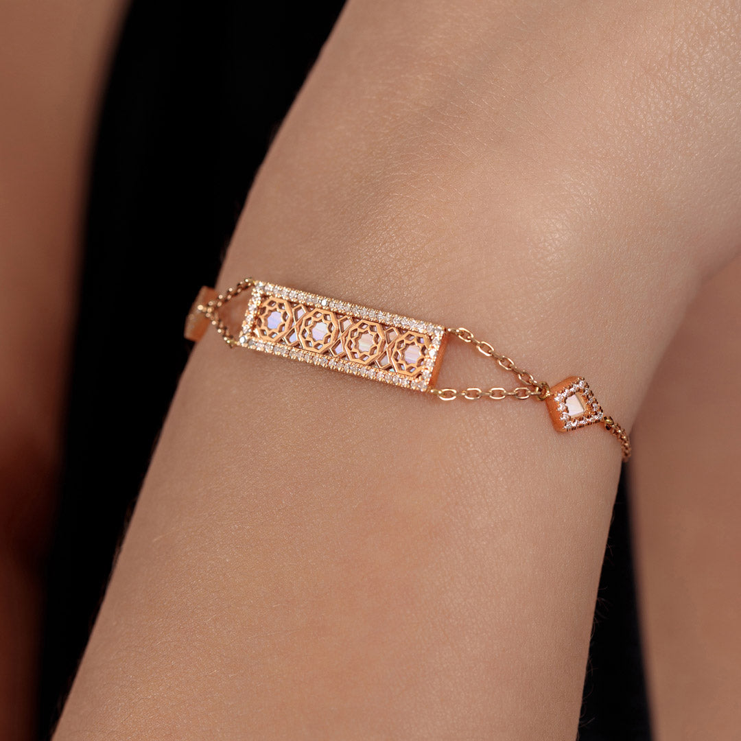 Oud Turath Diamond Bracelet - Samra Jewellery - Diamond Jewellery - TURATH