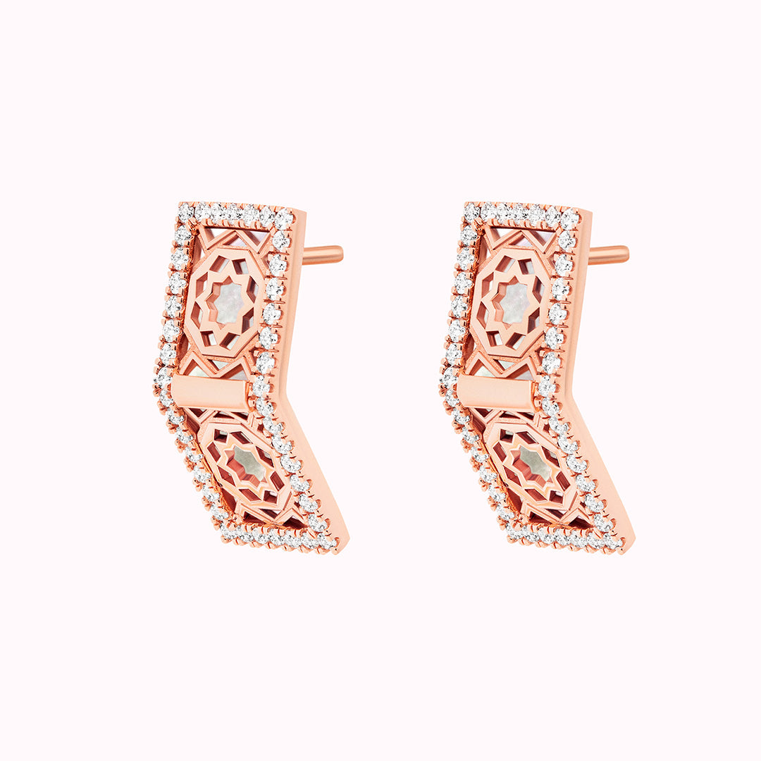 Oud Turath Diamond Earrings