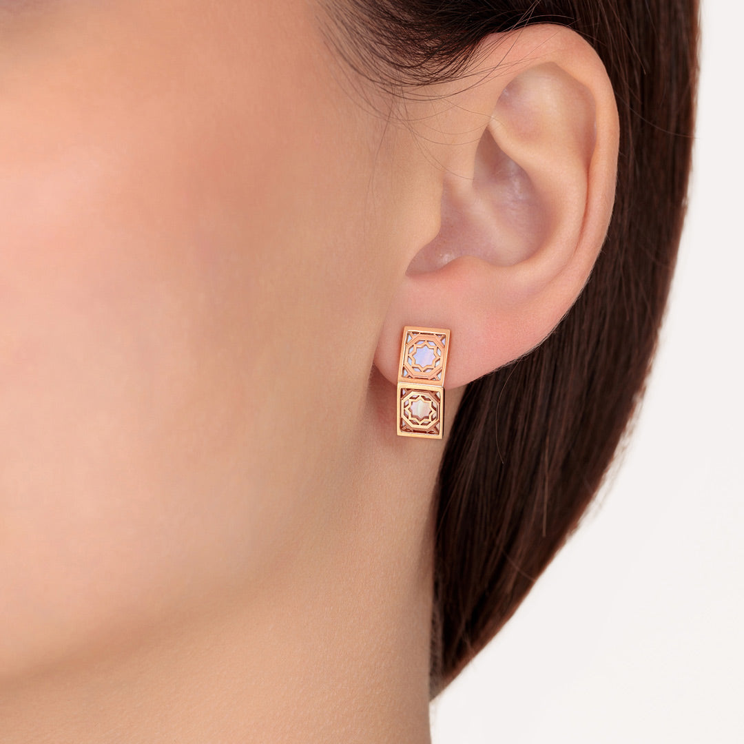 Oud Turath Earrings - Samra Jewellery - Diamond Jewellery - TURATH