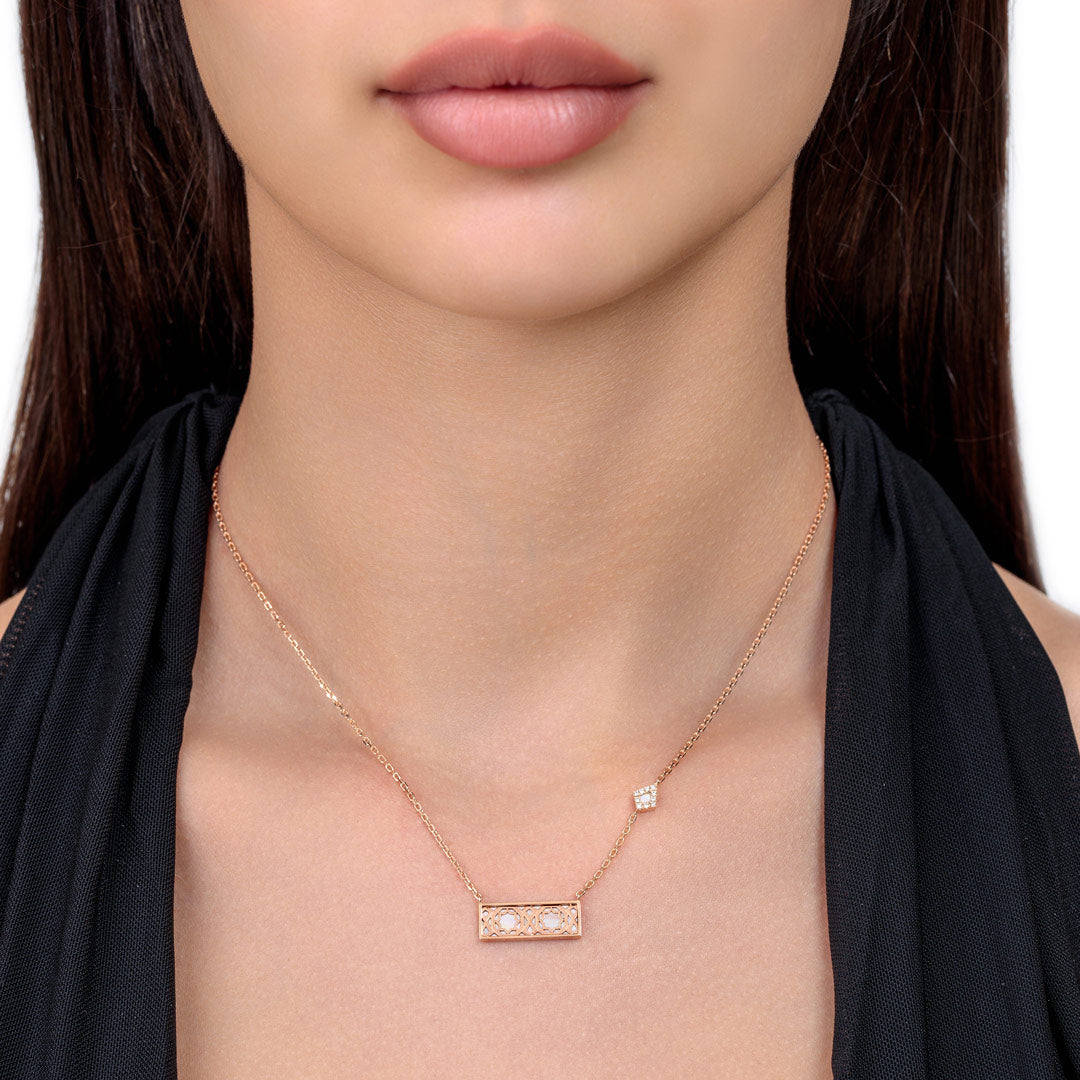 Oud Turath Small Necklace - Samra Jewellery - Diamond Jewellery - TURATH