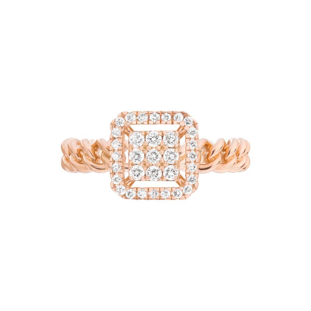 Quwa Square Single Ring - Samra Jewellery - Diamond Jewellery - QUWA