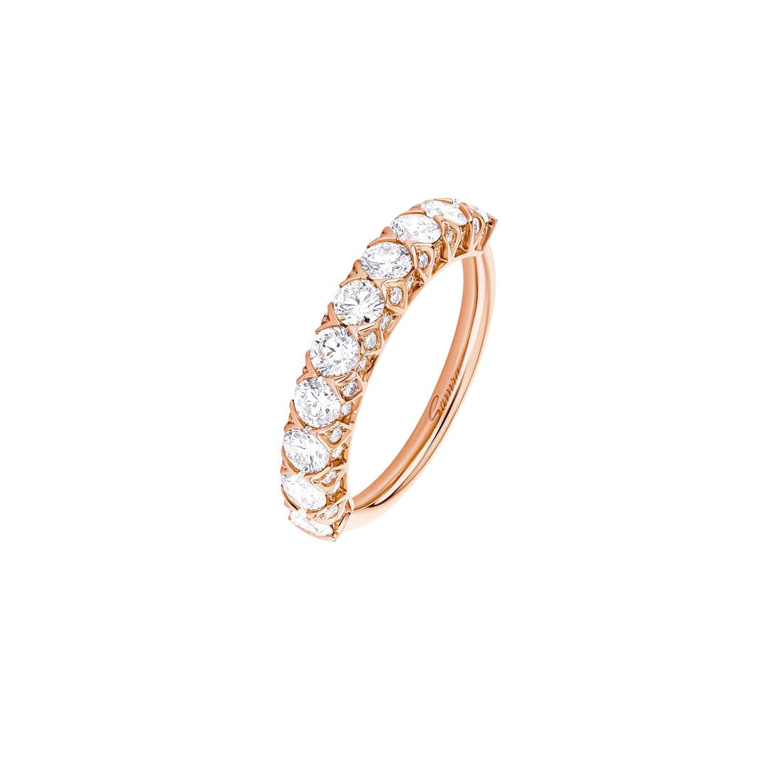 Thalj Rose Gold Diamond Ring - Samra Jewellery - Diamond Jewellery - THALJ